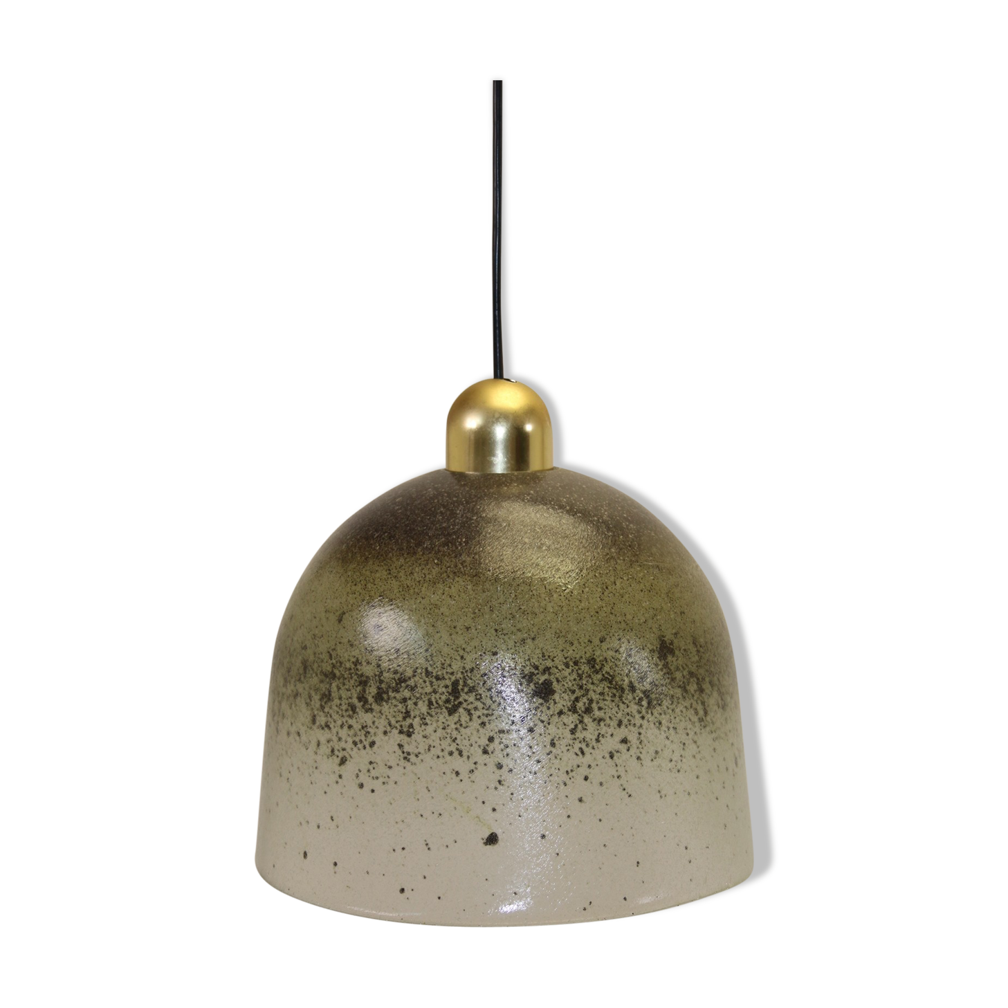 Vintage Hand-Blown Glass Hanging Lamp from Peill & Putzler