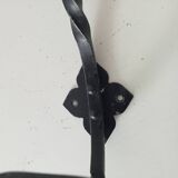 Vintage wrought iron coat rack