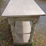 Table de drapier en bois style antique