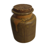 Pot en gres vintage bouchon liege