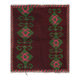 Tapis vintage turc de oushak tissé à la main 128x141 cm