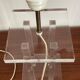 Vintage lamp by David Lange, crystal model in plexiglass.