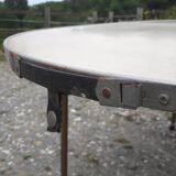 Vintage 1970s camping table and duo folding chairs set