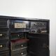 17th-century blackened wooden Flemish cabinet