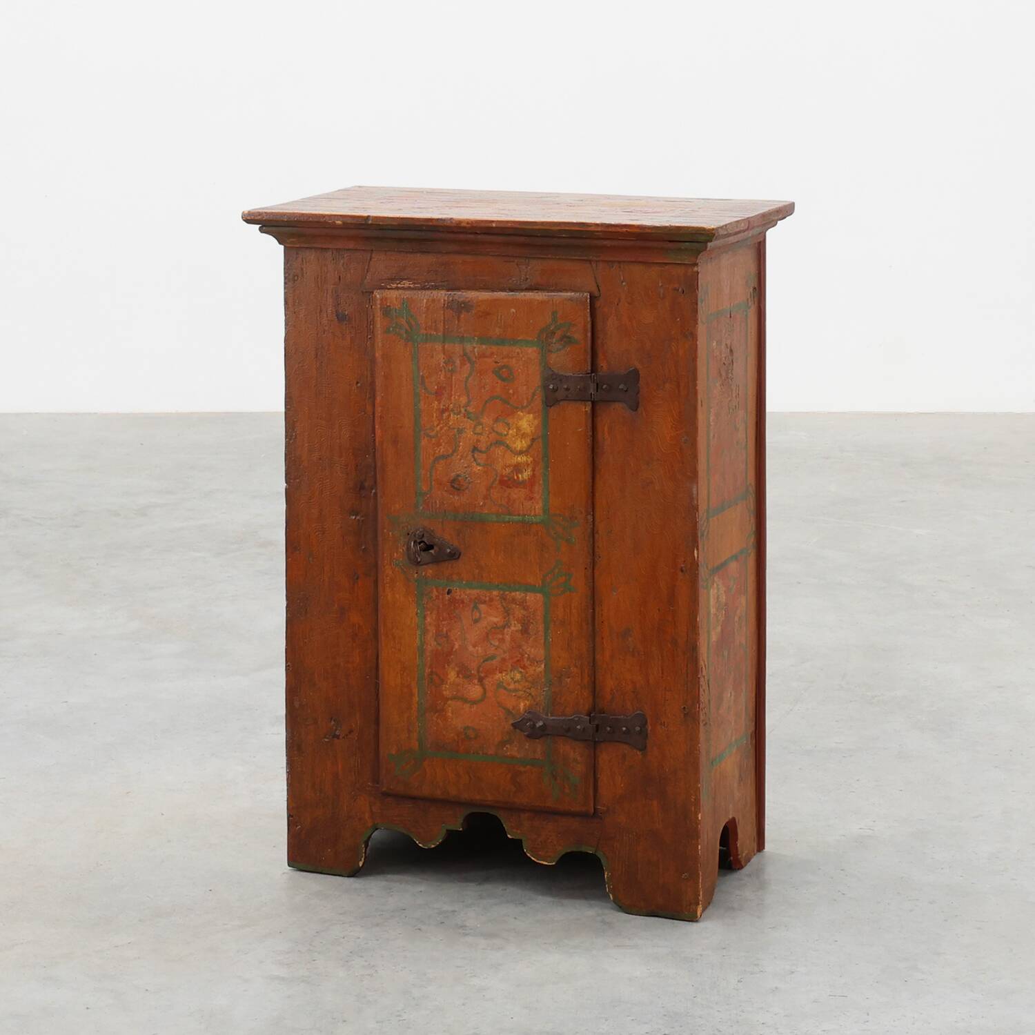 Small Antique Oak Cabinet, France, 18th Century