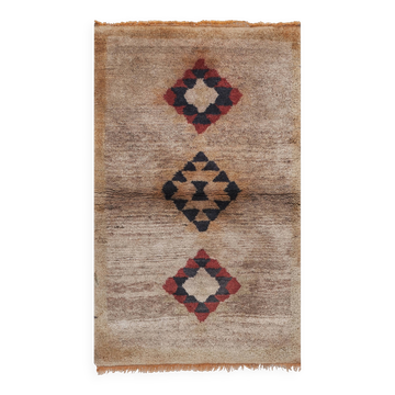 Tapis vintage turc de oushak tissé à la main 94x150 cm