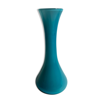 Blue opaline vase