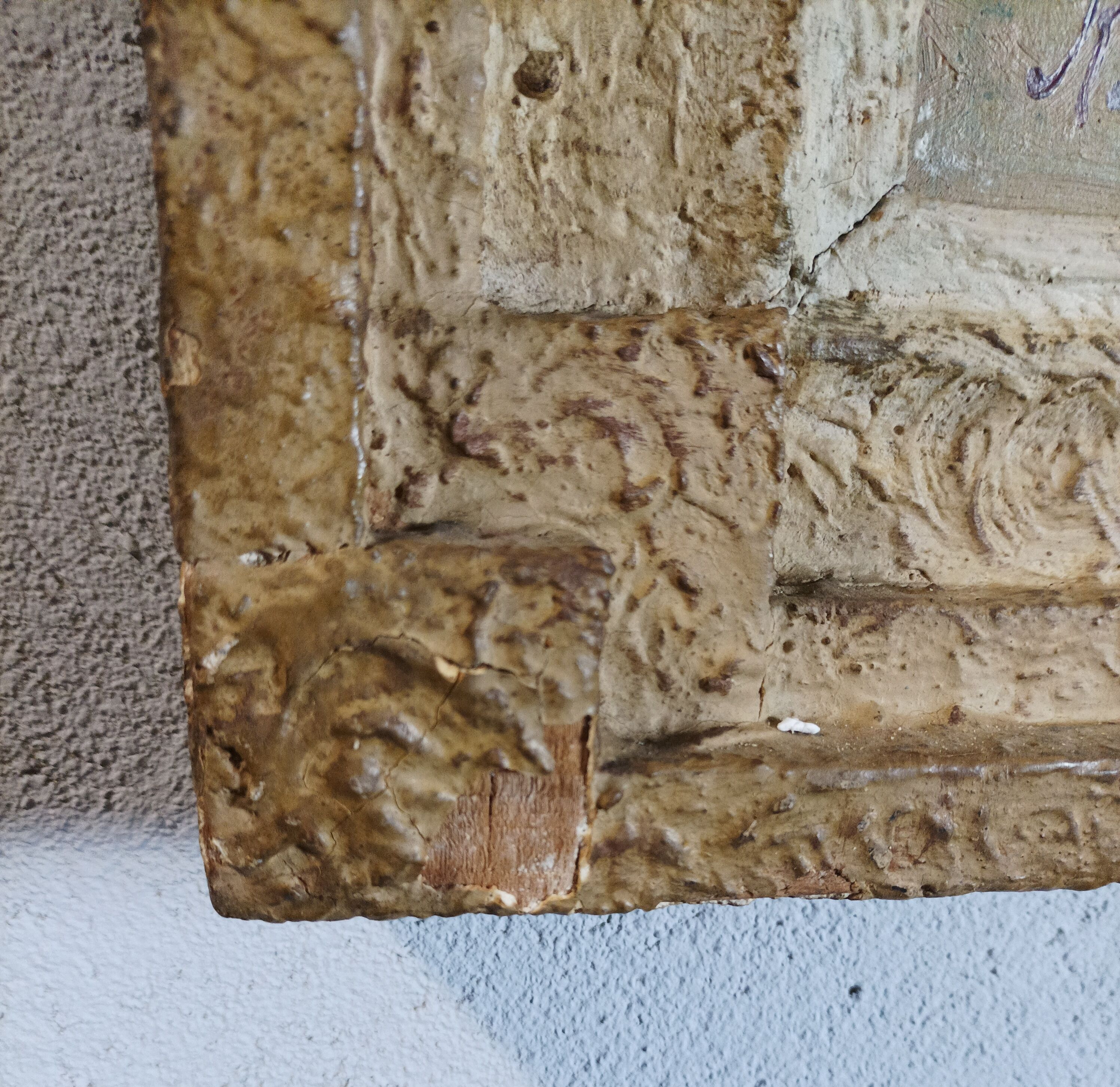 Oil painting on panel signed Robert Pichon landscape