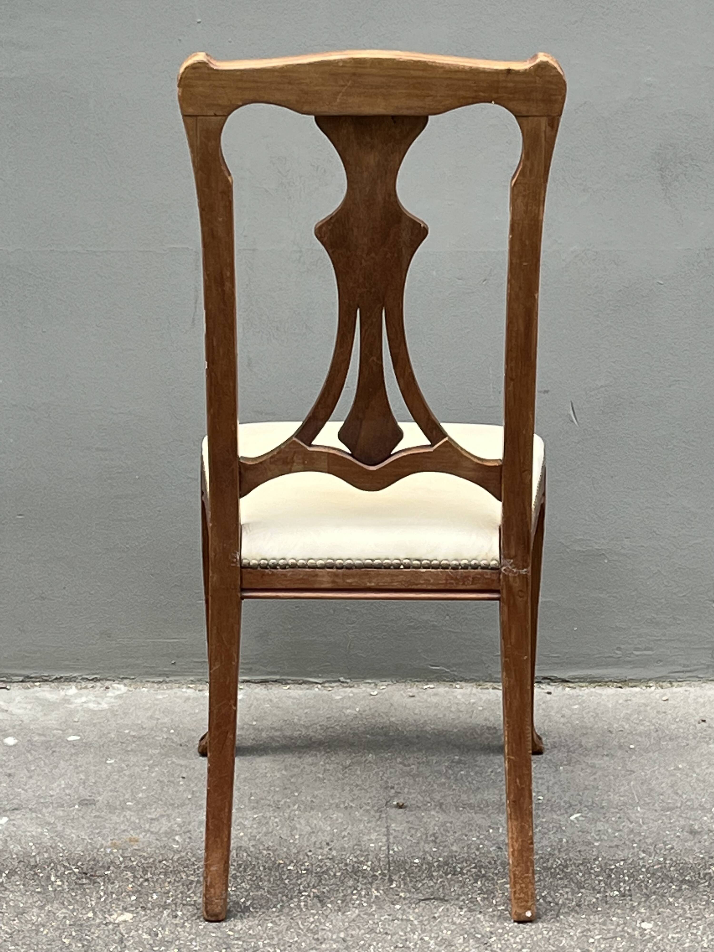 Chaise Art Nouveau, années 1900