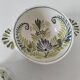 Duo HB Quimper “Camaïeu vert” – ear bowl & mug