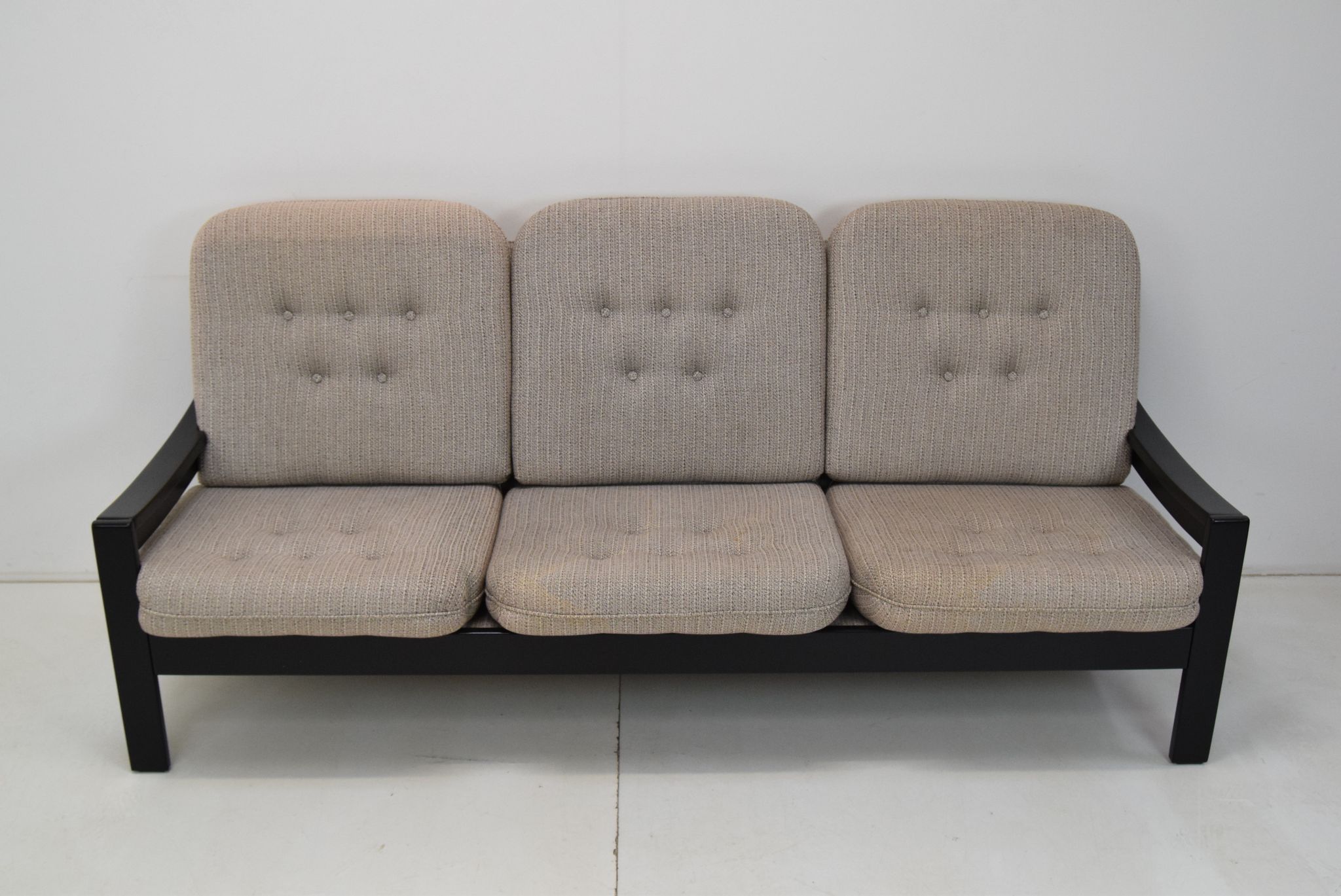 Three seater sofa/leda lux,1980's.