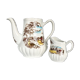 English earthenware cafeteria and its milk pot