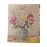 Oil painting flowers