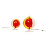 Rare pair of "Eclisse" table lamps by Anvia