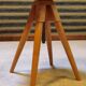 Tabouret de piano à vis reglable République Tchèque Mid-Century modern1960