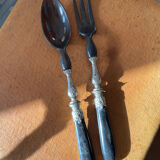Ebony salad cutlery