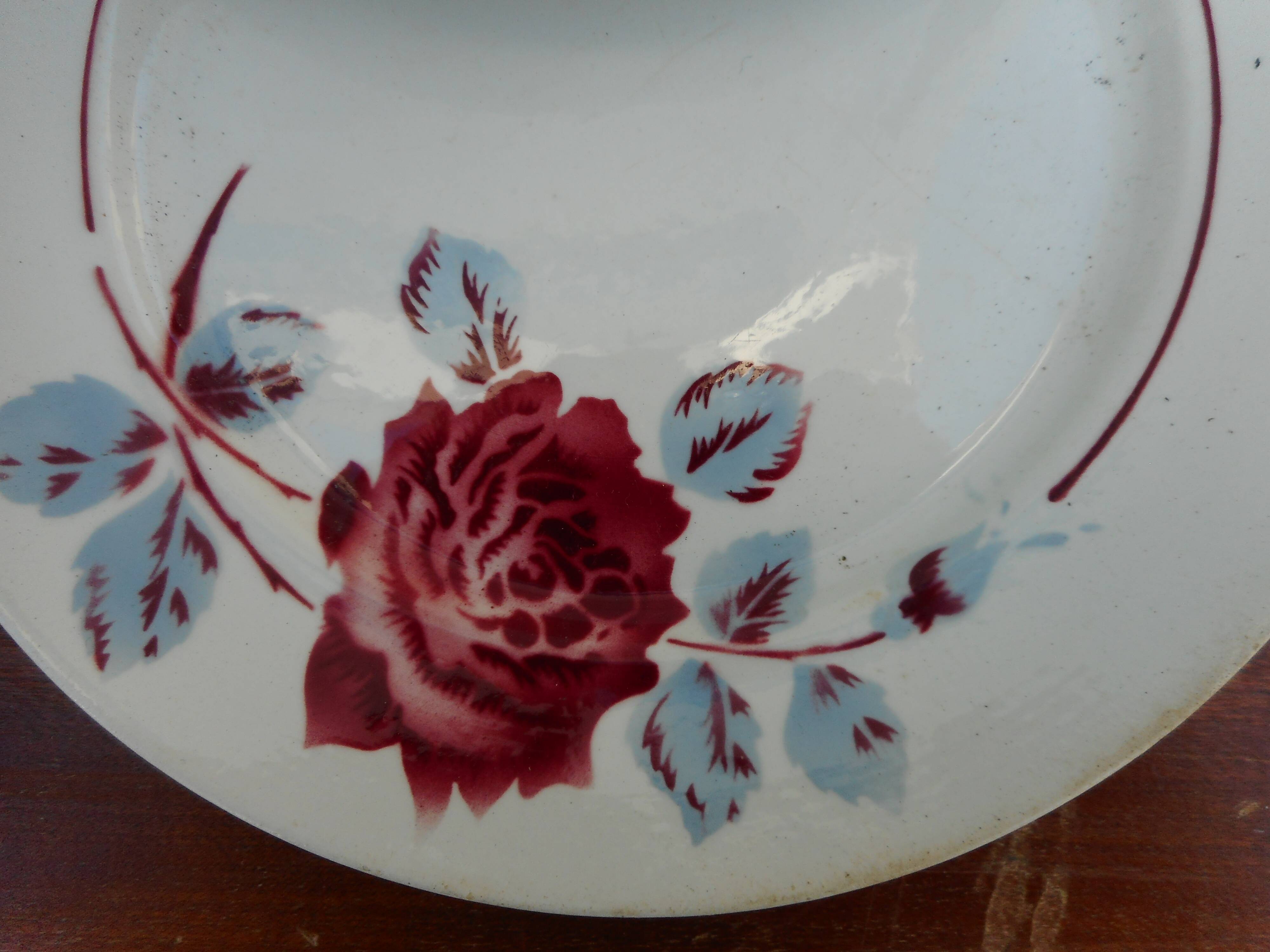 Badonviller earthenware plates