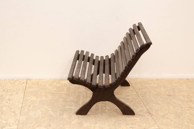 Vintage Garden bench, 1980s, Czechoslovakia