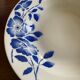 Hollow plates ceranord saint amand blue flower