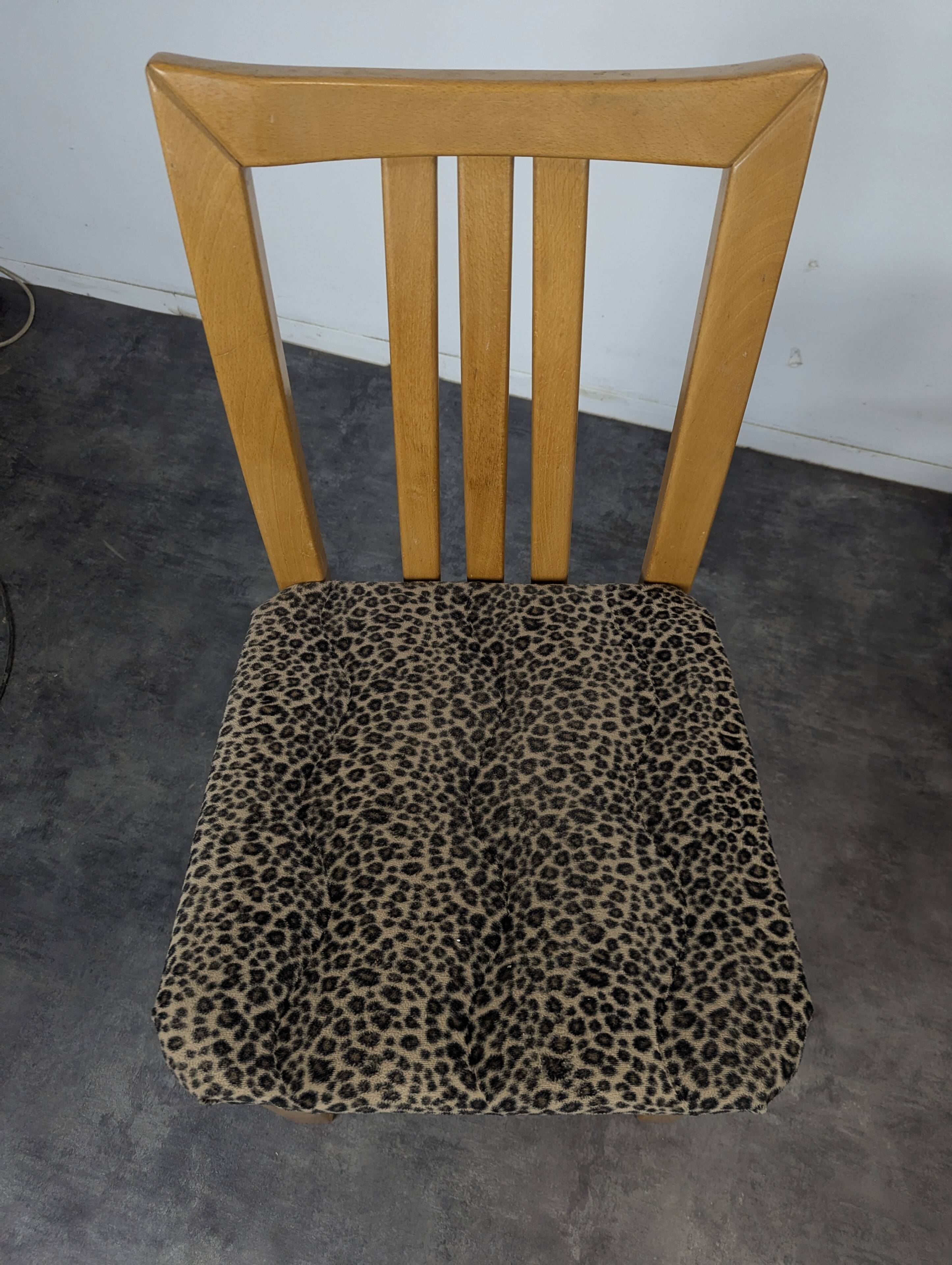 Série de 4 chaises design Italien