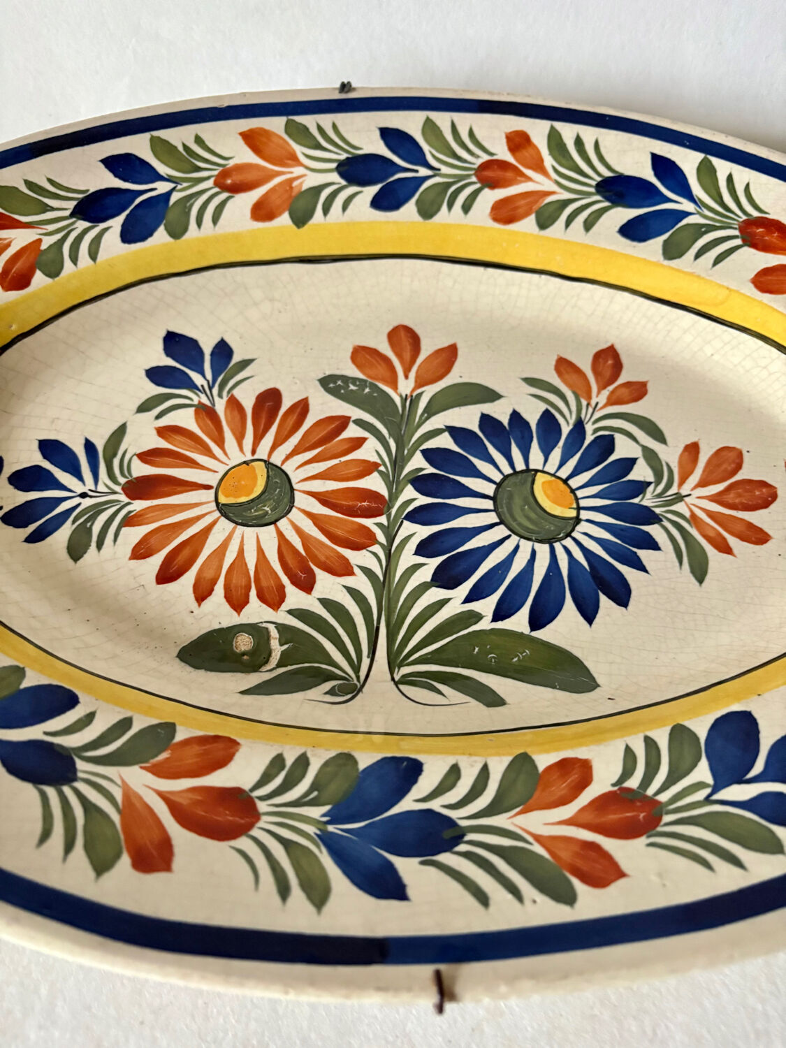 Old plate Quimper Henriot