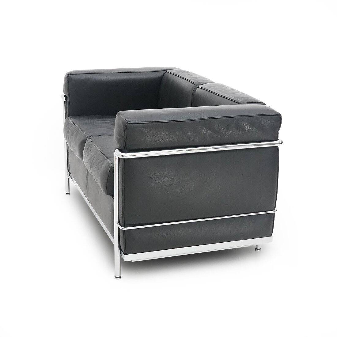 LC2 two-seater canapé by Le Corbusier for Cassina, 1970s