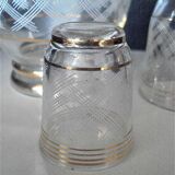 Carafe and liqueur glasses 70s