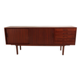 Vintage Scandinavian teak sideboard with 5 drawers - Denmark, 1990s