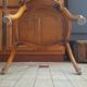 Fauteuil louis XV bois et cannage