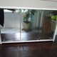 Pharmacy cabinet, 3 mirror doors, double lighting, power outlet and Bakelite switch