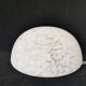 Clichy glass wall light, white moutonné glass, 1980s