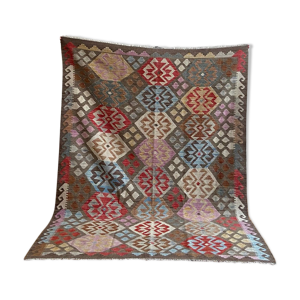 Tapis kilim marron