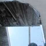 Miroir biseauté et sculpté  30/30 cm