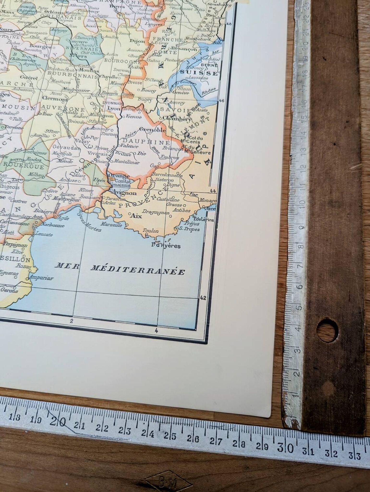 Printed in 1900, France in 1453. Original Authentic Vintage.