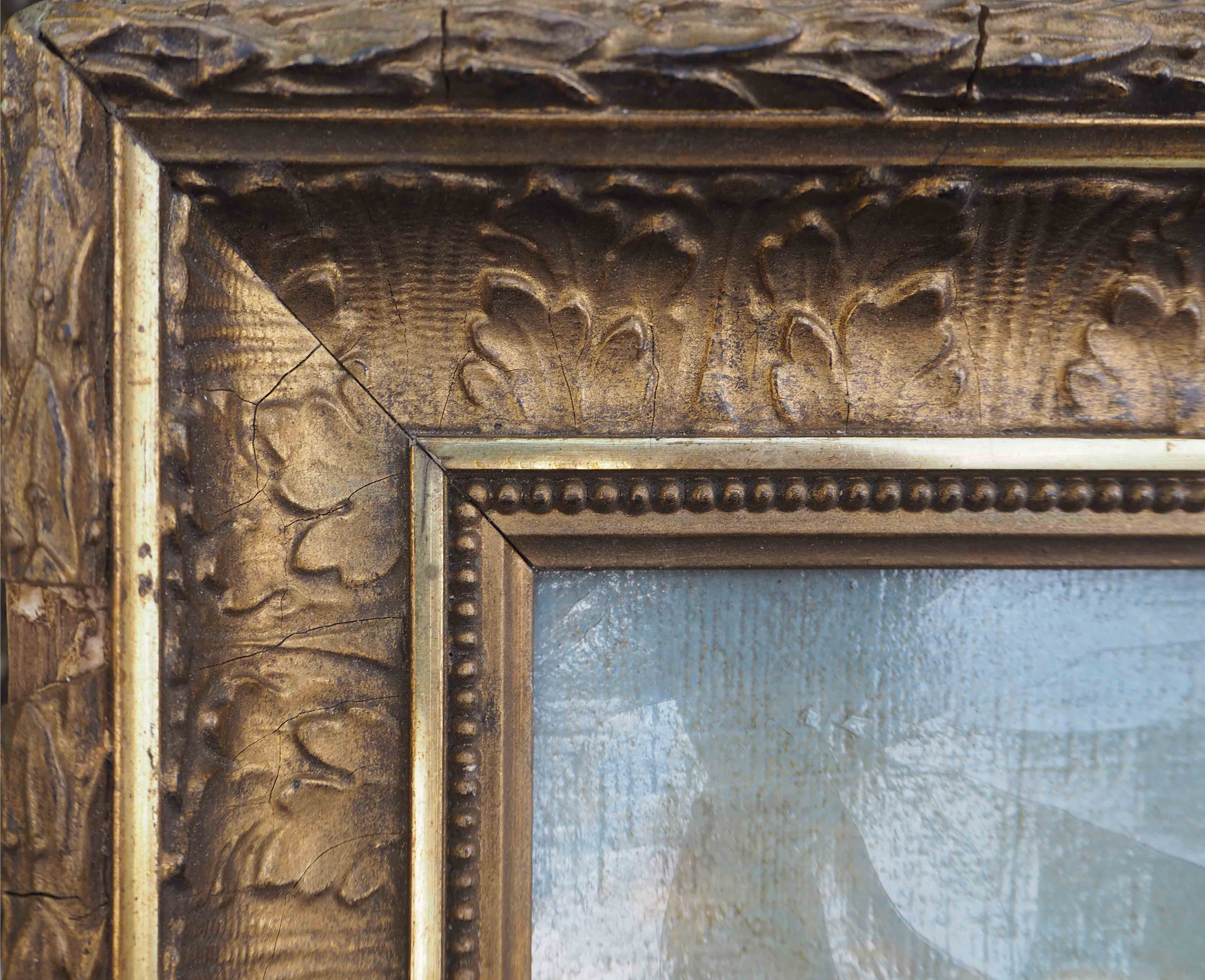 The entrance to the bustling village 19th century