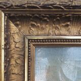 The entrance to the bustling village 19th century