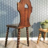Carved oak chair