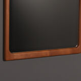 Teak wooden mirror produced by Dyrlund 26x26cm