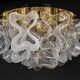 Ceiling light Catena with Murano glass by Kalmar, Austria, 1960.