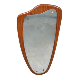 Teak mirror 1970 37x80cm