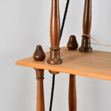 Wall shelf XIXth turned wood