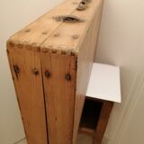 Wooden suitcase for old deco