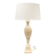 Table lamp. White marble.