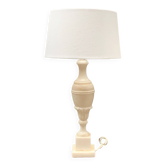 Lampe de table. Marbre blanc.