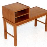Teak telephone bench, Sweden, 1960