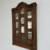 Antique patinated decorative mirror