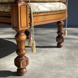 Giorgetti / classic armchair in art deco style / italy 1975s