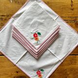 6 old napkins