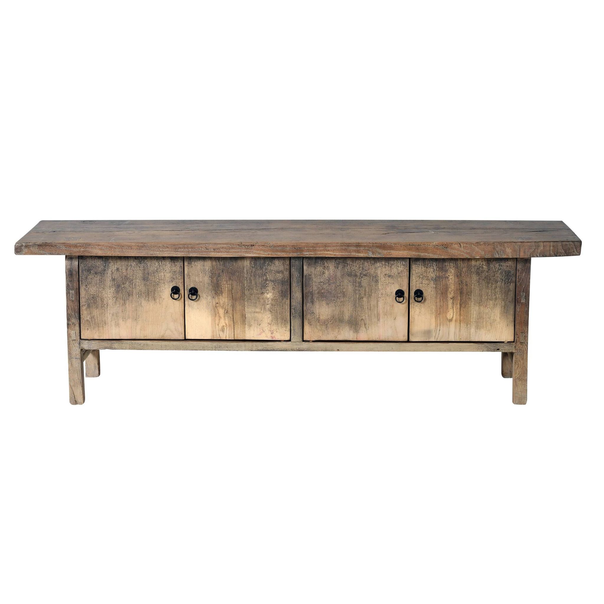 Lumu - Chinese low cabinet in elm no. 2