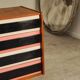 U-453 pink chest of drawers, old edition by Jiri Jiroutek for Interier Praha 1960